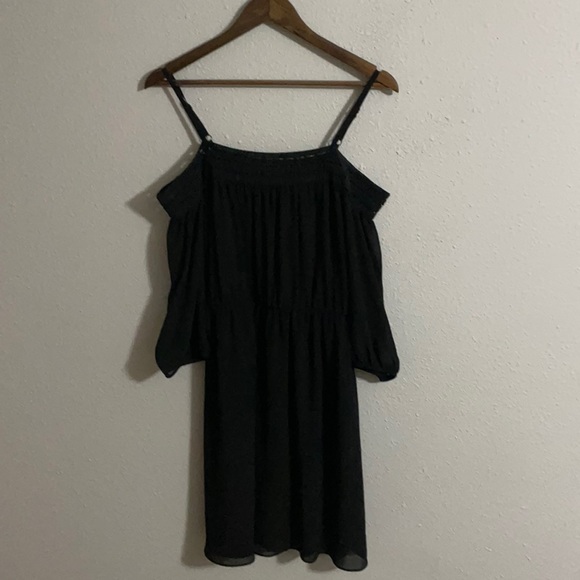 Maurices Dresses & Skirts - 🔥PRICE DROP Maurices Black Cold Shoulder Dress
